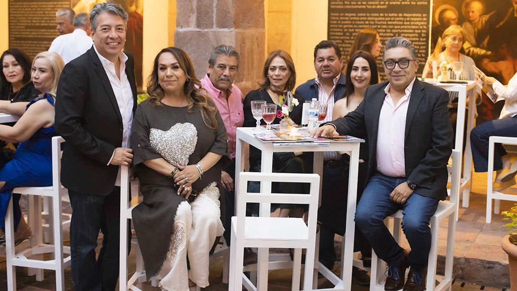 Mario León Leyva, Director de Diario de Querétaro y amigos.
